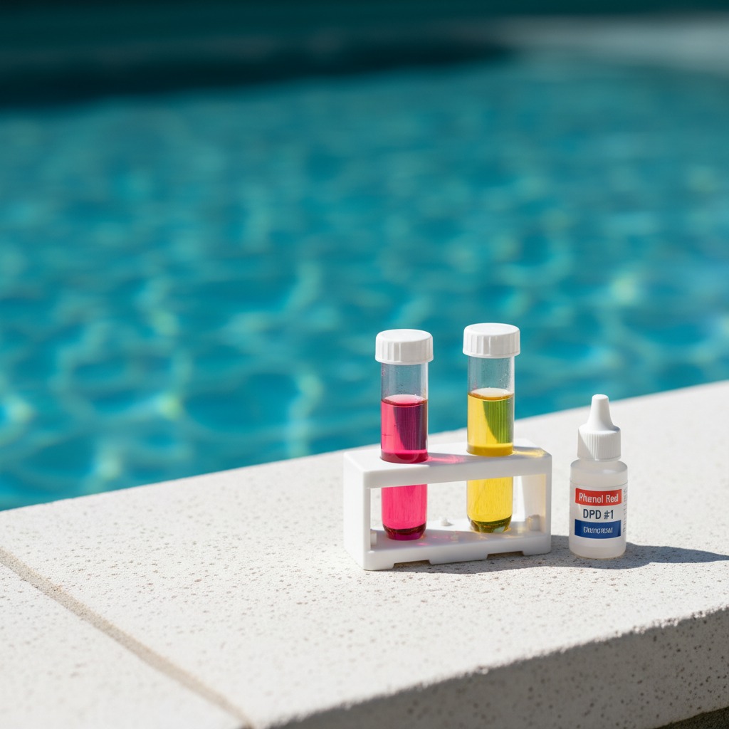 Kit colorimétrique test pH piscine