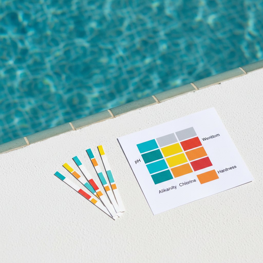 Bandelettes de test pH pour piscine